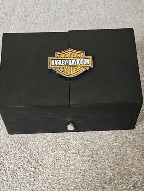Harley-Davidson Motorcycle Storage Box in Black